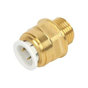 JG Speedfit 15mm X ½" Brass Male Coupler