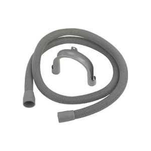 Knightsbridge 1.5m Washing Machine Waste Pipe Grey
