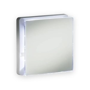 Knightsbridge 100mm LED Backlit Extractor Fan with Overrun Timer - White