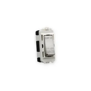 Knightsbridge 10A Fan Isolator Module - Brushed Chrome (GDM020BC)