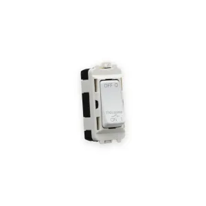 Knightsbridge 10A Fan Isolator Module - Matt White (GDM020MW)