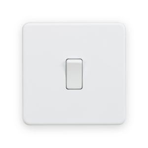 Knightsbridge 10AX 1G DP Switch - Matt White