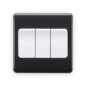 Knightsbridge 10AX 3G 2-Way Wide Rocker Switch [Part M Compliant]