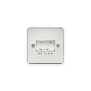 Knightsbridge 10AX Fan Isolator Switch - Polished Chrome