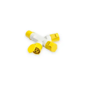 Knightsbridge 110V IP44 16A 2P+E 3 Way Splitter