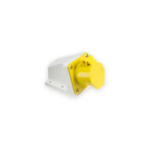 Knightsbridge 110V IP44 16A Angled Surface Mount Socket 2P+E