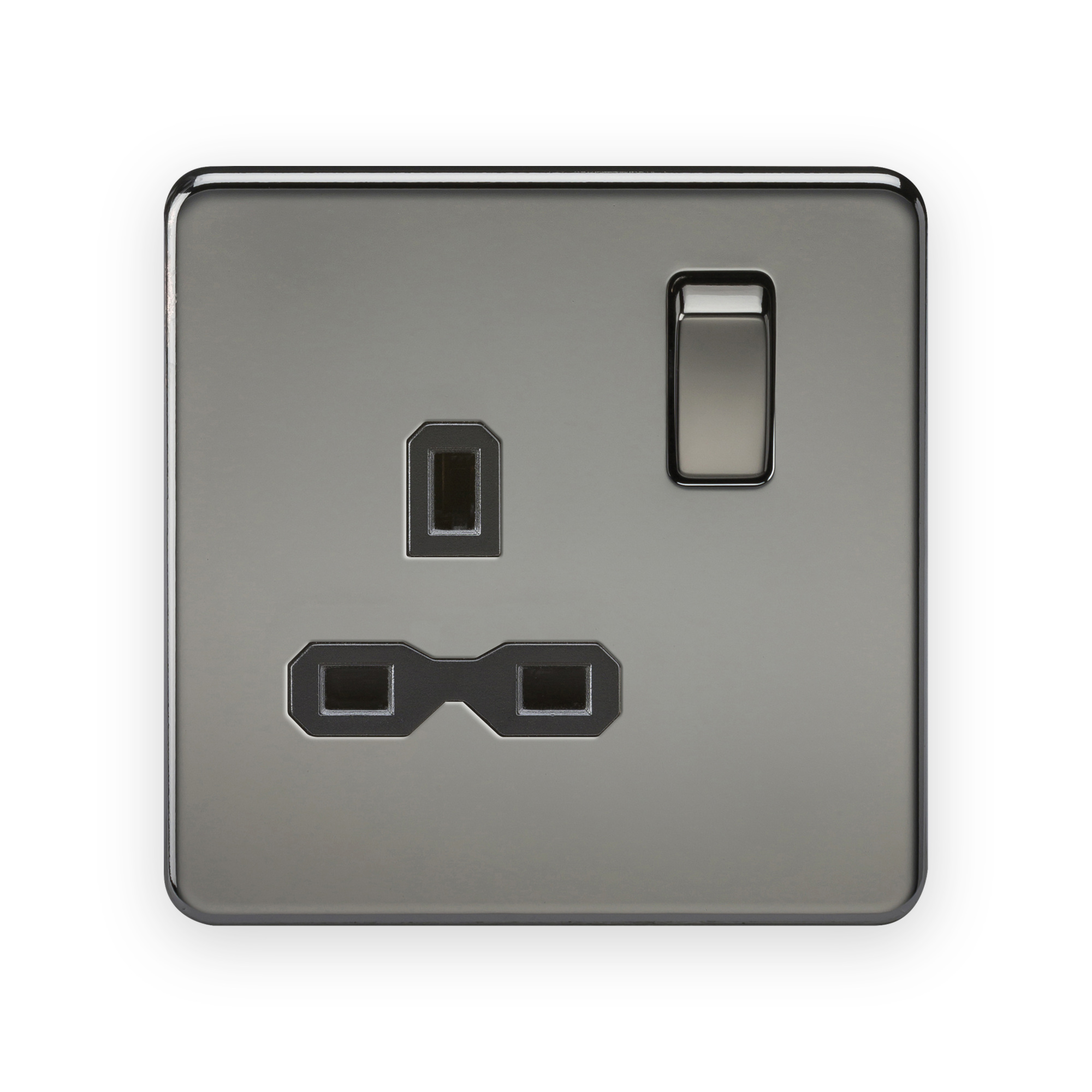 knightsbridge-13a-1g-dp-switched-socket-black-nickel-with-black-insert-5055832945109-gallery-01 Knightsbridge 13A 1G DP Switched Socket - Black Nickel with Black Insert