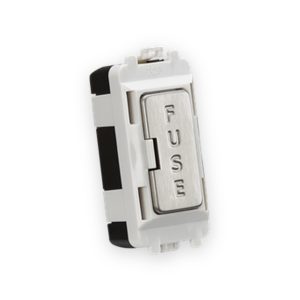Knightsbridge 13A Fused Module - Brushed Chrome