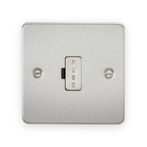 Knightsbridge 13A Fused Spur Unit - Brushed Chrome - FP6000BC