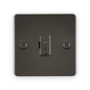 Knightsbridge 13A Fused Spur Unit in Gunmetal