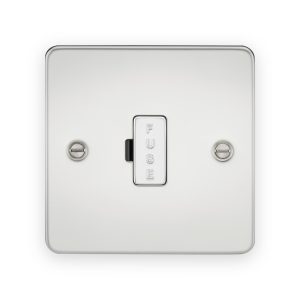 Knightsbridge 13A Fused Spur Unit in Polished Chrome