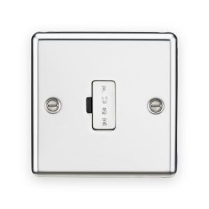 Knightsbridge 13A Fused Spur Unit - Polished Chrome