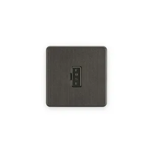 Knightsbridge 13A Fused Spur Unit - Smoked Bronze