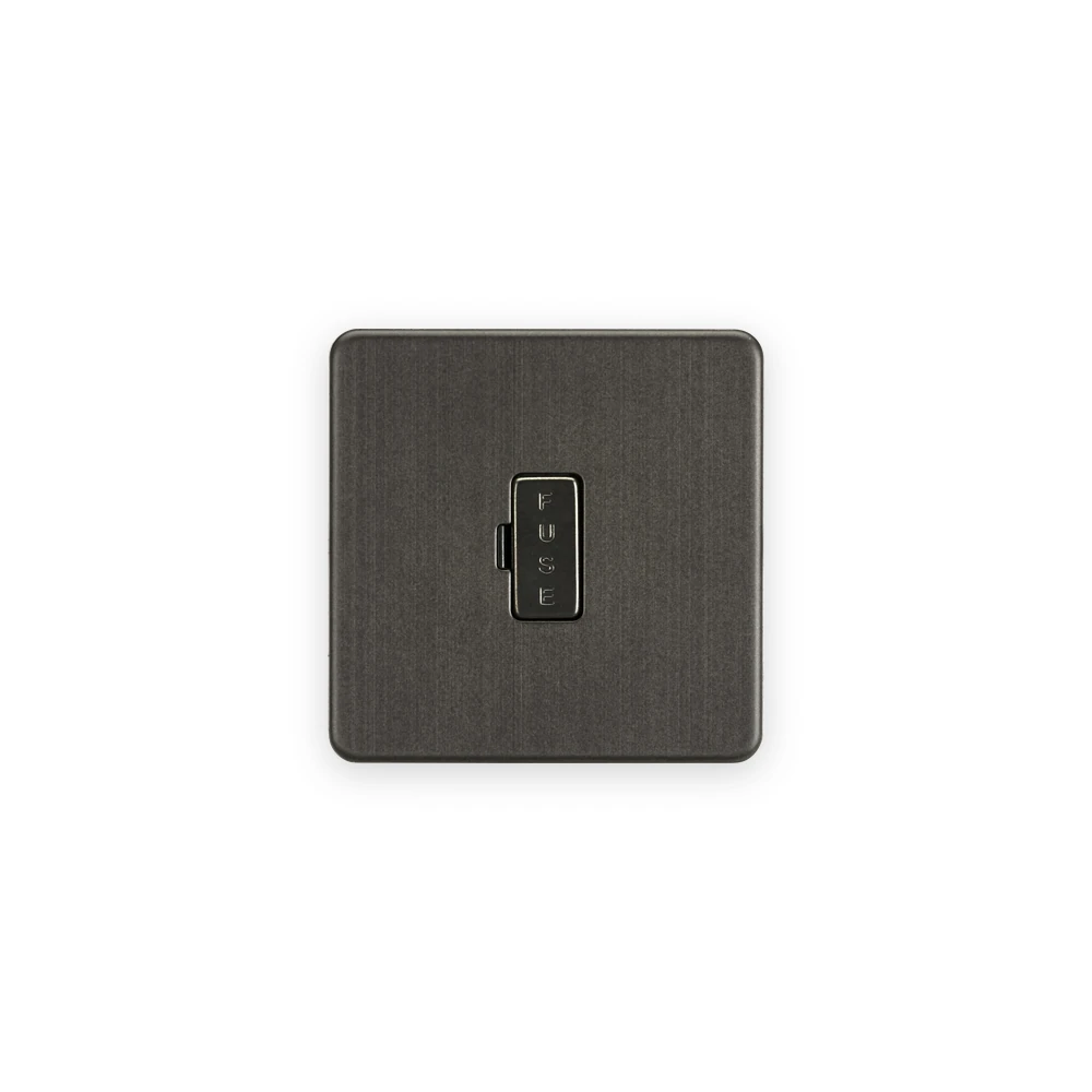 Knightsbridge 13A Fused Spur Unit - Smoked Bronze Knightsbridge 13A Fused Spur Unit - Smoked Bronze