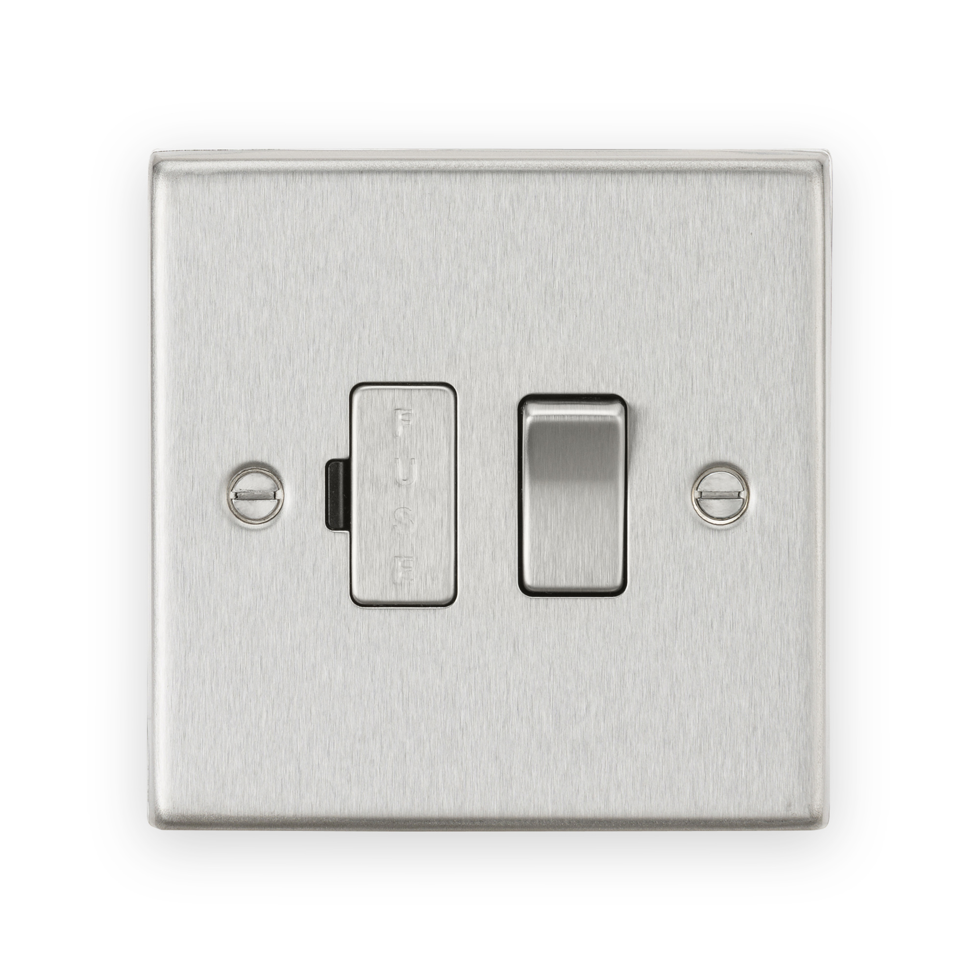 Knightsbridge 13A Switched Fused Spur Unit - Brushed Chrome - CS63BC Knightsbridge 13A Switched Fused Spur Unit - Brushed Chrome - CS63BC