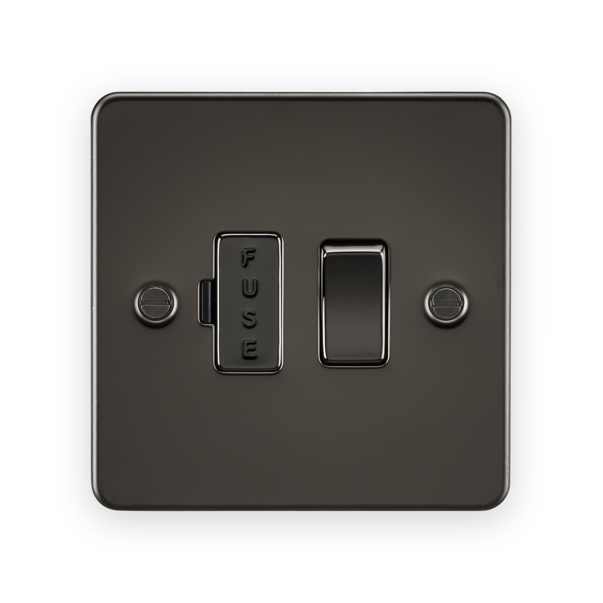 knightsbridge-13a-switched-fused-spur-unit-gunmetal-5055832917991-gallery-01 Knightsbridge 13A Switched Fused Spur Unit in Gunmetal