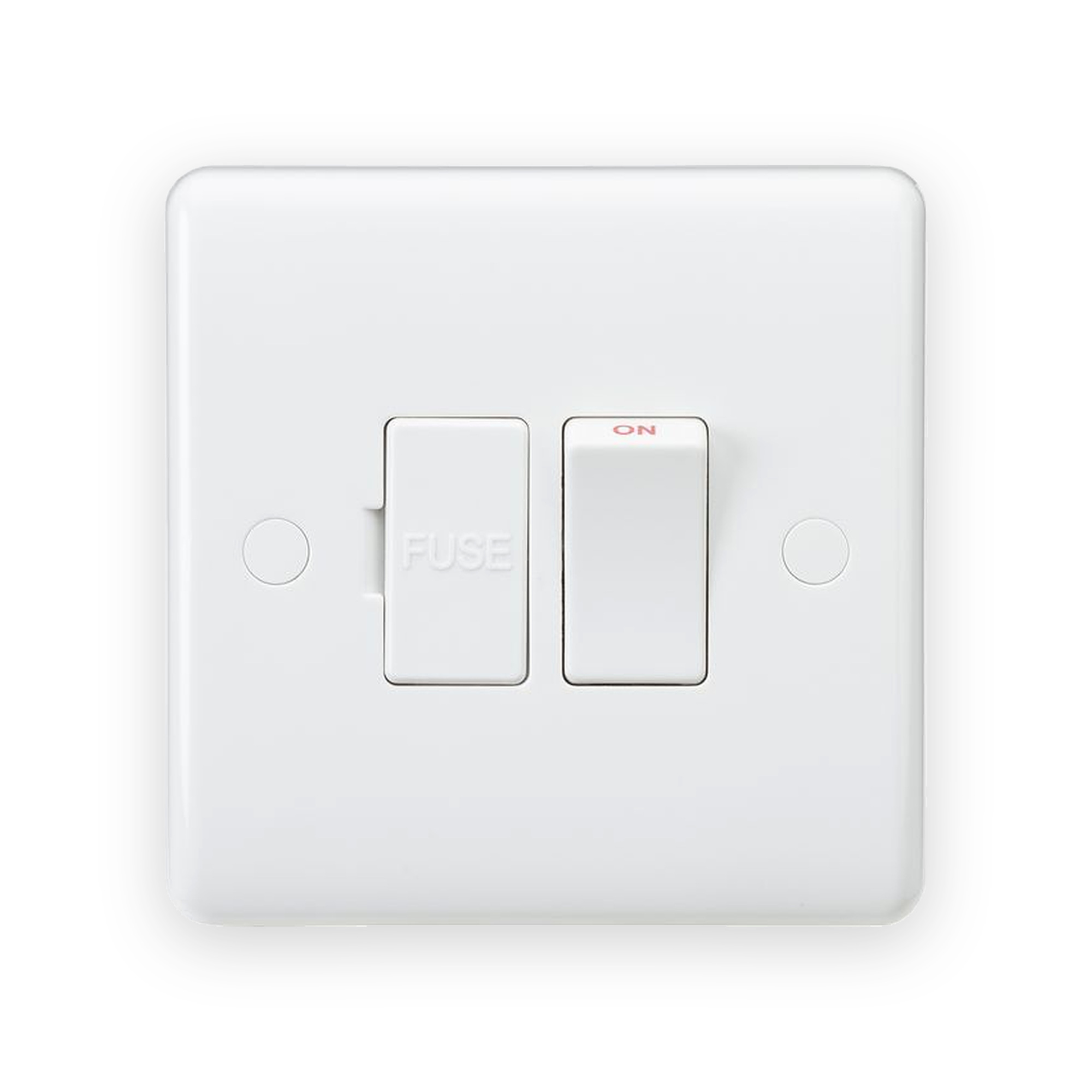 knightsbridge-13a-switched-fused-spur-unit-with-flex-outlet-from-base-cu6300f Knightsbridge 13A Switched Fused Spur Unit with Flex Outlet from Base