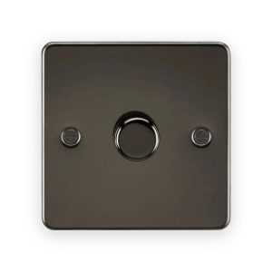 Knightsbridge 1G 2-Way 10-200W (5-150W LED) Intelligent Dimmer - Gunmetal