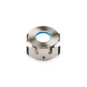 Knightsbridge 1IPB IP68 1W Blue High Powered LED Stainless Steel Decking Light