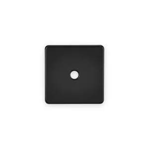 Knightsbridge 20A Flex Outlet Plate - Matt Black