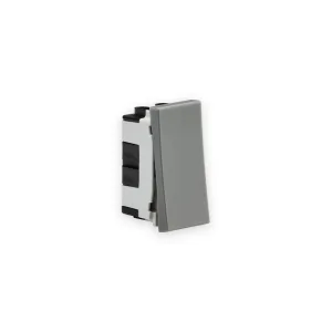 Knightsbridge 20AX 1G 2-Way Modular Switch (25x50mm) - Grey