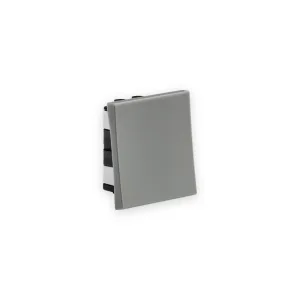 Knightsbridge 20AX 1G Intermediate Modular Wide Rocker Switch (50x50mm) - Grey