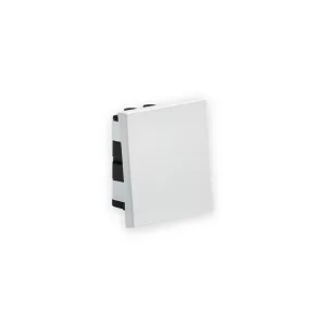 Knightsbridge 20AX 1G Intermediate Modular Wide Rocker Switch (50x50mm) - White
