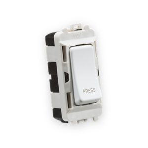 Knightsbridge 20AX 2 Way Retractive SP Module (Marked PRESS) - Matt White