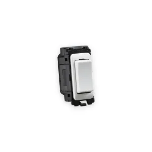 Knightsbridge 20AX 2-Way Retractive Switch Module (Centre Off)