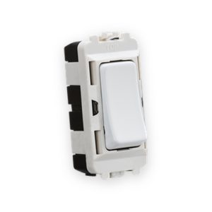 Knightsbridge 20AX 2 Way SP Grid Module - Matt White