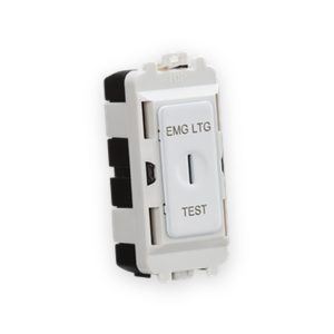 Knightsbridge 20AX 2 Way SP key Module (Marked EMG LTG TEST) - Matt White