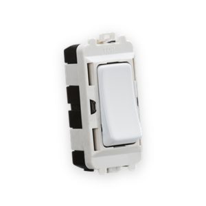 Knightsbridge 20AX DP Grid Module - Matt White