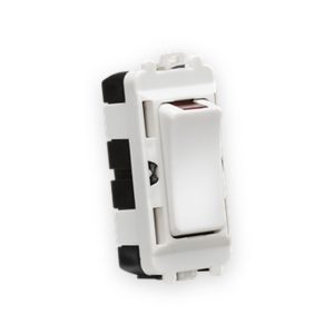 Knightsbridge 20AX DP Module With LED Indicator - White