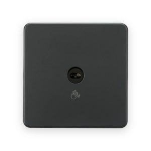 Knightsbridge 230V 1G 1-Way Touchless Switch - Anthracite