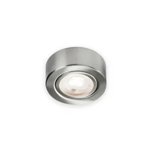Knightsbridge 230V 2W LED Under Cabinet Light with Adjustable CCT - Brushed Chrome