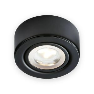 Knightsbridge 230V 2W LED Under Cabinet Light with Adjustable CCT - Matt Black