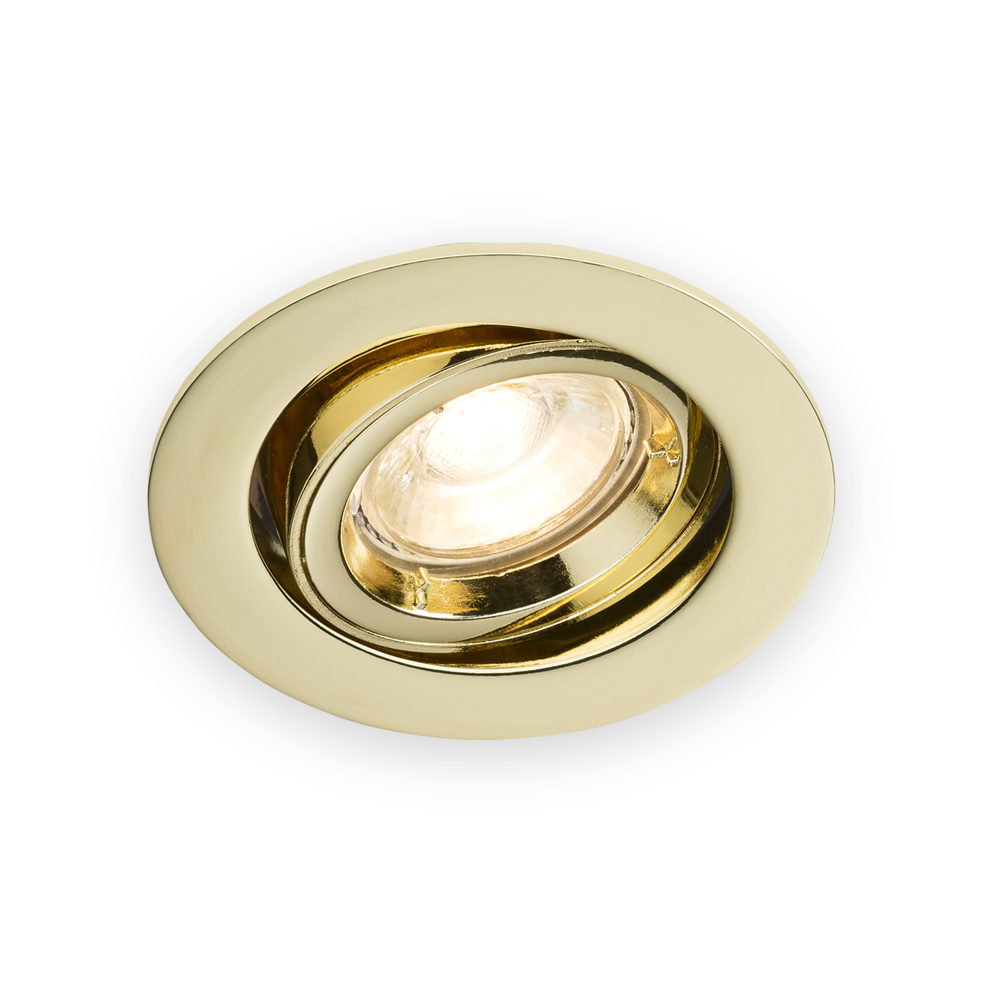 knightsbridge-230v-gu10-brass-recessed-tilt-twist-lock-downlight-5055832930488-gallery-01 Knightsbridge 230V GU10 Brass Recessed Tilt Twist & Lock Downlight