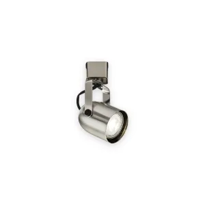 Knightsbridge 230V GU10 Track Spotlight - Brushed Chrome