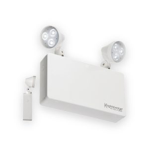 Knightsbridge 230V IP20 6W LED Twin Spot Emergency Light