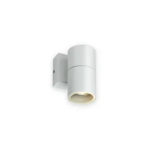 Knightsbridge 230V IP54 GU10 Fixed Single Wall Light - White