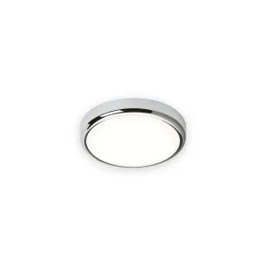 Knightsbridge BT14ACTCH chrome trim 14W CCT LED bulkhead with opal diffuser