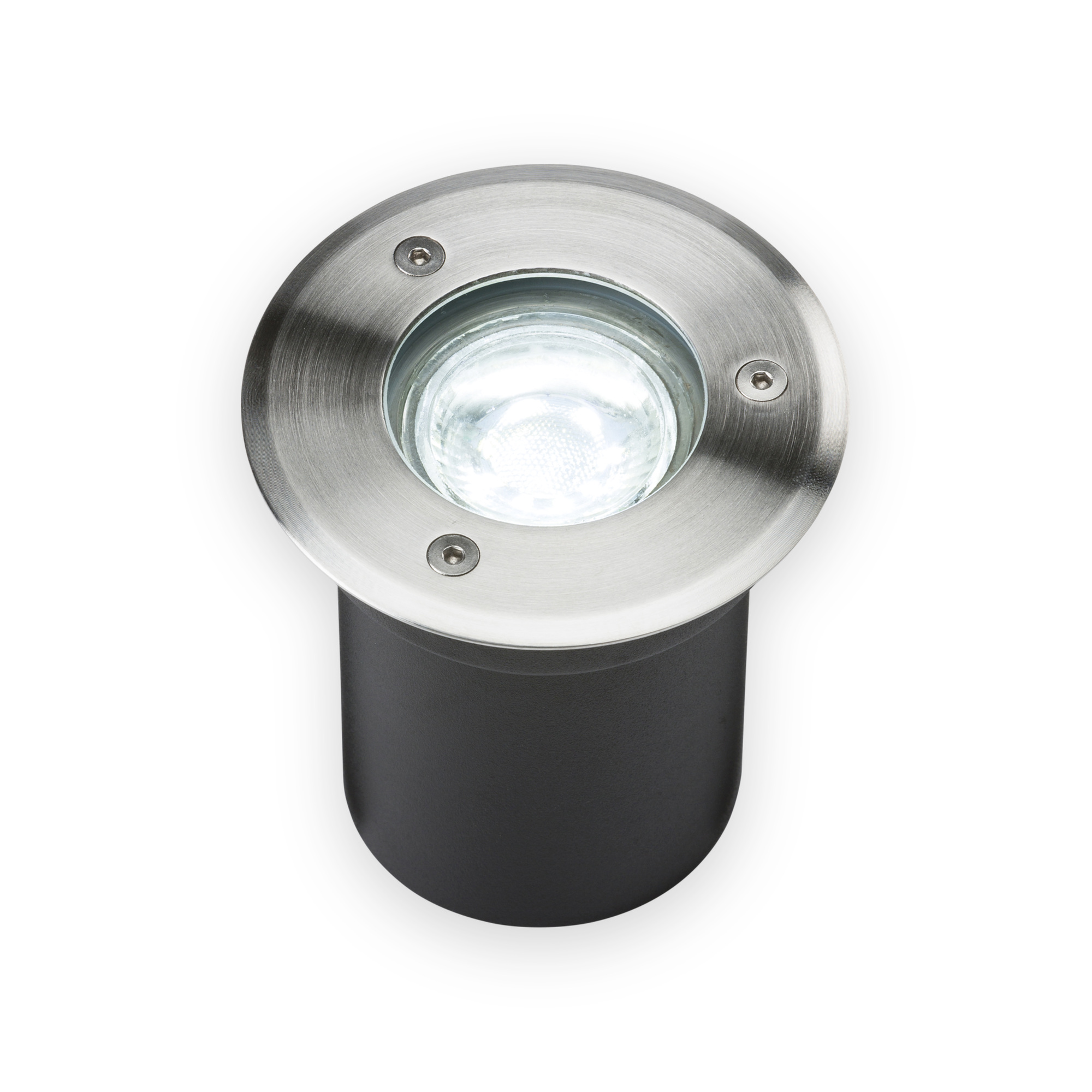knightsbridge-230v-ip65-3w-led-stainless-steel-recessed-ground-light-6000k-5055832938590-gallery-01 Knightsbridge 230V IP65 3W LED Stainless Steel Recessed Ground Light - 6000K