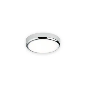 Knightsbridge BT9ACTCH chrome trim 9W CCT LED bulkhead with opal diffuser