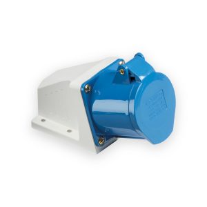 Knightsbridge 240V IP44 16A Angled Surface Mount Socket 2P+E