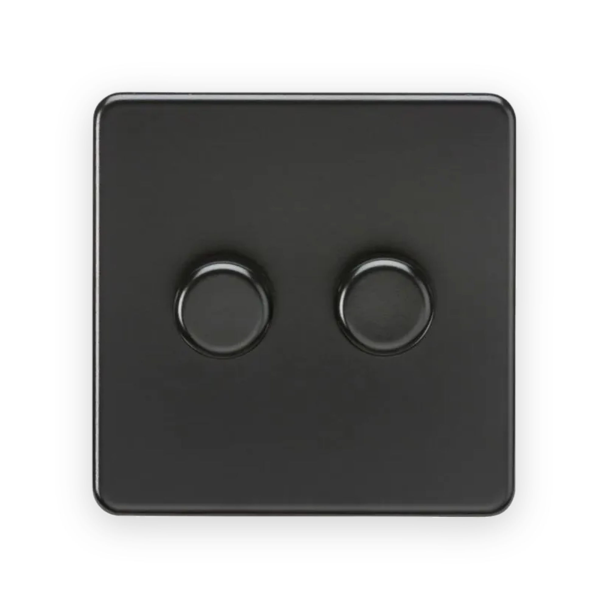 knightsbridge-2g-2-way-10-200w-5-150w-led-intelligent-dimmer-matt-black-sf2192mbb Knightsbridge 2G 2-Way 10-200W (5-150W LED) Intelligent Dimmer - Matt Black