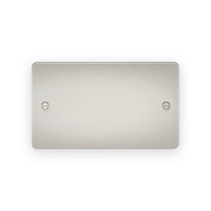 Knightsbridge 2G Blanking Plate in Pearl