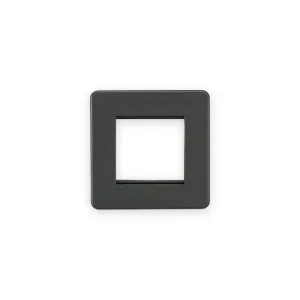 Knightsbridge 2G Modular Faceplate - Anthracite