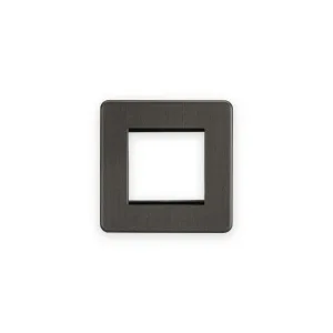 Knightsbridge 2G Modular Faceplate - Smoked Bronze
