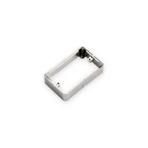 Knightsbridge 2G Surface Box - Brushed Chrome