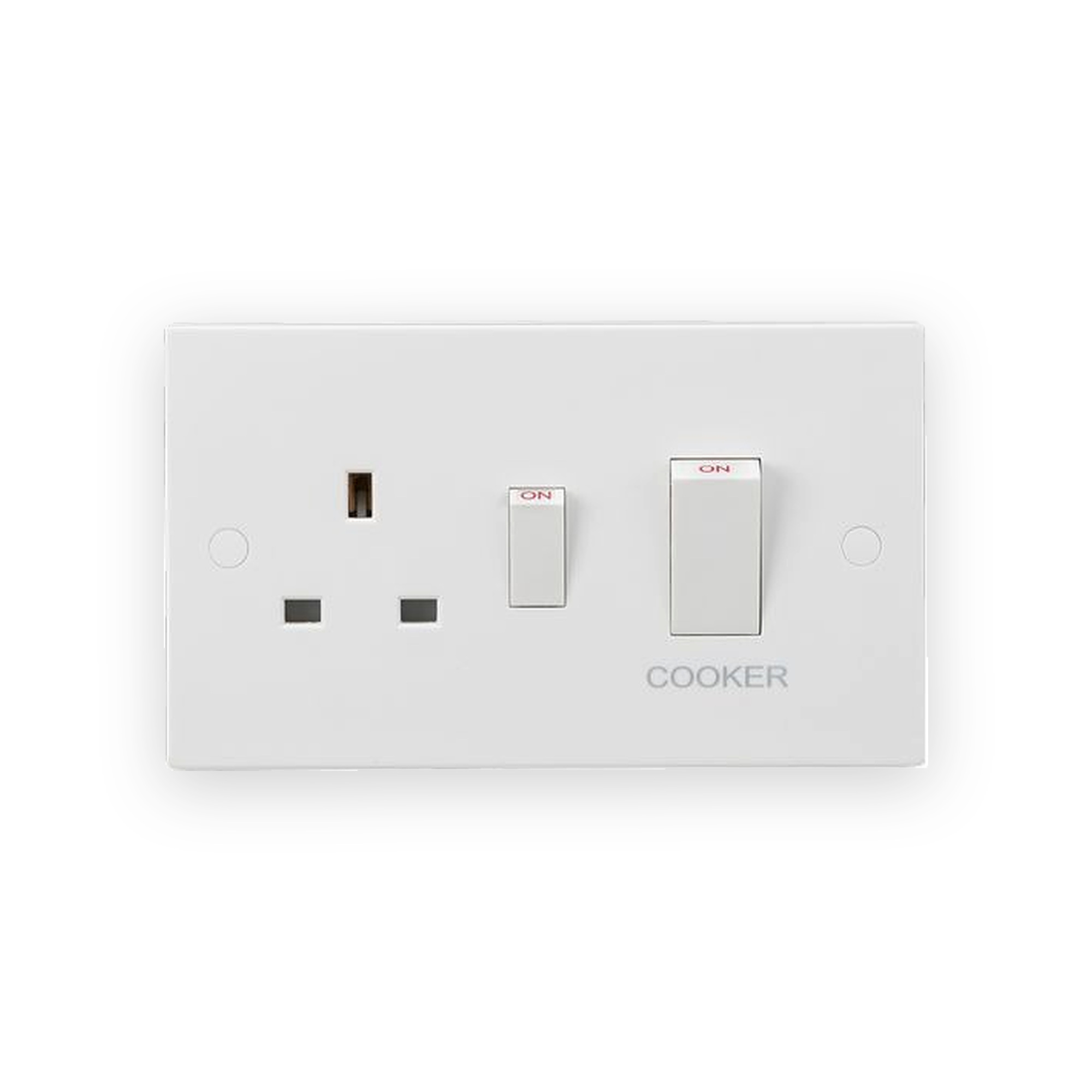 knightsbridge-45a-dp-switch-amp-13a-socket-white-rockers-5056270802061-gallery-01 Knightsbridge 45A DP Switch & 13A Socket - White Rockers